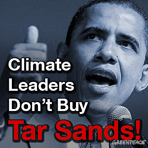 Climate leaders don't buy tar sands.