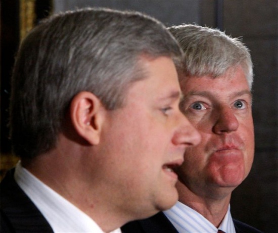 Stephen Harper and John Manley (Afghanistan war architects)