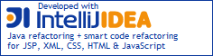 developed with IntelliJ banner
