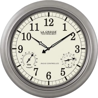 La Crosse WT-3181PL analog atomic wall clock