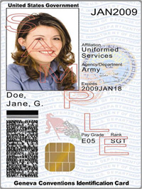 CAC id card