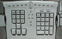 Saftetype center panel of keyboard
