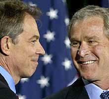 Blair and Bush