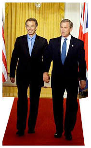 Blair and Bush