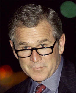Bush in glasses