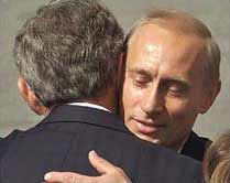 Putin and Bush