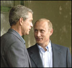 Putin and Bush