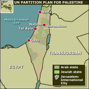 Israel’s Original UN allotment