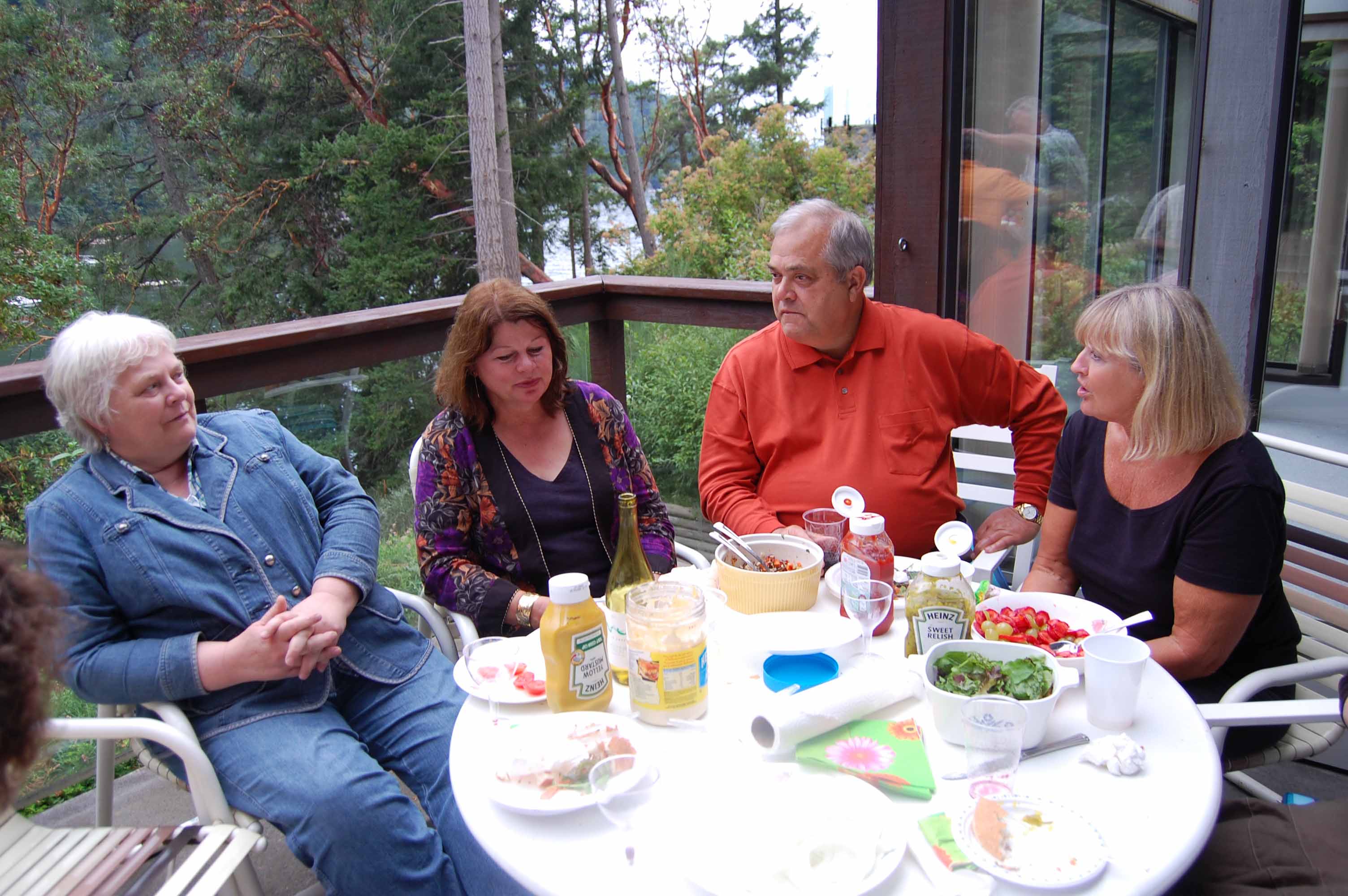 Wendy, Tara, Hugh, Barb.